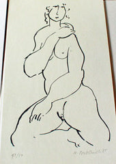 BUBENÍČEK; VÁCLAV / FRANTIŠEK HRUBÍN. - 1985. 4 sign. litografie. Ex. 41/50; vydal a vytiskl Václav Veselý.