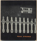 Strand - VRBA; FRANTIŠEK: PAUL STRAND. - 1961. 1. vyd. Obálka HRBAS. Umělecká fotografie.