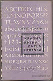 DYRYNK; MARTIN: KRÁSNÁ KNIHA KARLA DYRYNKA. - 1967. Edice Obolos sv. 24. Bibliografické soupisy.