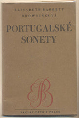 BROWNINGOVÁ; ELISABETH BARRETT: PORTUGALSKÉ SONETY. - 1946. Úprava CYRIL BOUDA.