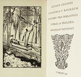 UZANNE; OCTAVE: STRAŠIDLA V KNIHÁCH. - 1933. Picka;Čtení pro bibliofily; sv. 26. JAN KONŮPEK; ruční pap.; 75 ex.
