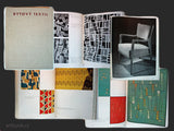 BYTOVÝ TEXTIL. - 1960. Dekorační tkaniny; záclony; koberce. /užité umění/design/bytová kultur/architektura/ REZERVACE