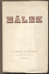 HÁLEK; VÍTĚZSLA: VERŠE A PRÓZA. - 1945. Výbor z díla. Pantheon.