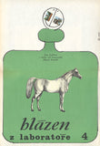 BLÁZEN Z LABORATOŘE 4. - 1967. Francouzský film. Autor GRYGAR. /plakát/