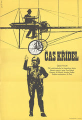 ČAS KŘÍDEL. - 1967. Český film. Autor FOLL. /plakát/