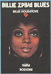 BILLIE ZPÍVÁ BLUES. - 1975. Americký film. Autor HLAVATÝ. Billie Holidayová - Rossová. /plakát/