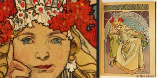 MUCHA; ALFONS. PRINCEZNA HYACINTA.  - 1911; barevná litografie 285x190 (list 310x230); značeno v kameni. /secese/q/ REZERVOVÁNO