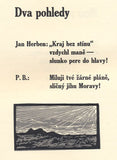 1933. Linoryty DOBROVOLSKÝ; podpis autora.
