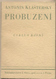 KLÁŠTERSKÝ; ANTONÍN: PROBUZENÍ. - 1929.