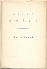 ČAPEK; KAREL: ČISTÉ UMĚNÍ. - 1939. Úprava FR. MUZIKA. /kč/