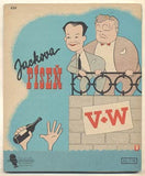 V + W - JACKOVA PÍSEŇ. - 1946. Hudba JEŽEK. Slova Voskovec a Werich. /w/