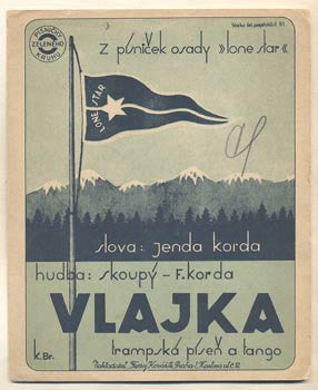 1931. Písničky zeleného kruhu. Trampská píseň a tango. Slova Korda; hudba Skoupý. /noty/