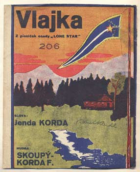Z písniček osady 'LONE STAR'. /písničky/noty/Trampská píseň/