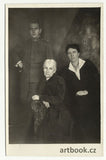 Charlotta Masaryková; Jan Masaryk; Alice Masaryková. - Fotografie; architekt J. VANĚK; sign. na rubu razítkem; nedat. 135x85. REZERVACE