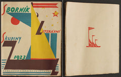 SBORNÍK LITERÁRNÍ SKUPINY - 1923. Revue Host. Obálka JOSEF ZAMAZAL. Coubine; Hoffmeister; Šíma; Muzika ...