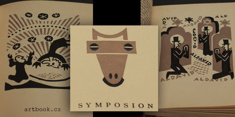 1926. Symposion. Linoryty JOSEF ČAPEK. Vazba RAJMAN. /jc/