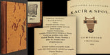 APOLLINAIRE; GUILLAUME: KACÍŘ & SPOL. - 1926. Symposion. Linoryty JOSEF ČAPEK. Vazba RAJMAN. /jc/