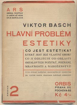1924. Sbírka rozprav o umění. 