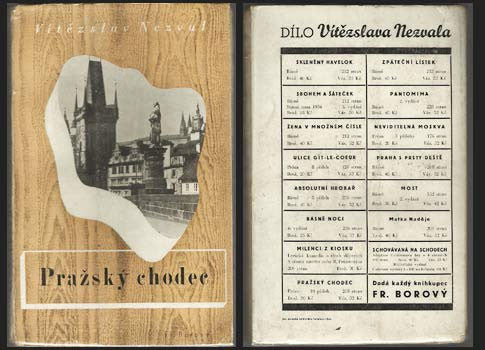 1938. 1. vyd. Original wrappers. Design by FRANTIŠEK MUZIKA.