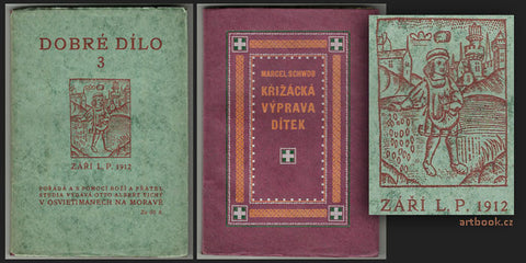 1912. Osvětimany; Tichý. Dobré Dílo sv. 3. 10 orig. dřevorytů JOSEF VÁCHAL. Kryl a Scotti. /sr/