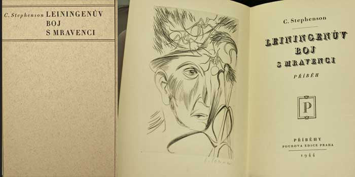 1944. Pour; 4. sv. sbírky Příběhy; mědirytina (sign) BOHDAN LACINA; ruční papír.
