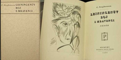 1944. Pour; 4. sv. sbírky Příběhy; mědirytina (sign) BOHDAN LACINA; ruční papír.
