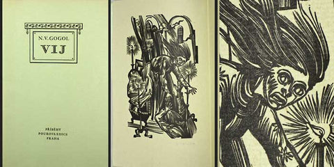 1946. Pour; VI. sv. 'Příběhů'; dřevoryty BOHDAN LACINA; typo O. MENHART.