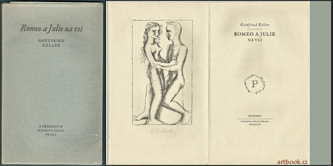 1949. Pour; XIII. sv. 'Příběhů'; rytiny  KAREL SVOLINSKÝ; typo O. MENHART; ruční pap.