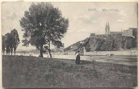 Pohlednice. Praha - Vyšehrad. Místopis.