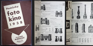 POMŮCKY FOTO KINO 1938 - VLADIMÍR ALBRECHT. - 1938. Katalog; fotografické a kinematografické přístroje. /katalogy/ceníky/fotografické techniky/