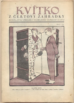 1925. Nedělní příloha Českého slova. Obálka MAŠKOVÁ; RADA; PANUŠKA; NASKE.
