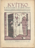 KVÍTKO Z ČERTOVY ZAHRÁDKY. - 1925. Nedělní příloha Českého slova. Obálka MAŠKOVÁ; RADA; PANUŠKA; NASKE.