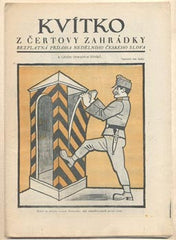 KVÍTKO Z ČERTOVY ZAHRÁDKY. - 1926. Nedělní příloha Českého slova. Obálka LADA; DESIDERIUS; RADA. /karikatury/humor/
