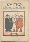 KVÍTKO Z ČERTOVY ZAHRÁDKY. - 1926. Nedělní příloha Českého slova. Obálka LADA; DESIDERIUS; RADA. /karikatury/humor/