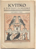 KVÍTKO Z ČERTOVY ZAHRÁDKY. - 1926. Nedělní příloha Českého slova. Obálka LADA; DESIDERIUS; RADA. /karikatury/humor/