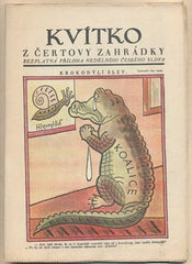 Lada - KVÍTKO Z ČERTOVY ZAHRÁDKY. - 1928. Nedělní příloha Českého slova. Obálka JOSEF LADA. /kvítko/