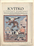 Lada - KVÍTKO Z ČERTOVY ZAHRÁDKY. - 1928. Nedělní příloha Českého slova. Obálka JOSEF LADA. /kvítko/