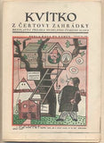 Lada - KVÍTKO Z ČERTOVY ZAHRÁDKY. - Č. 17. - 1928. Nedělní příloha Českého slova. Obálka JOSEF LADA. /kvítko/