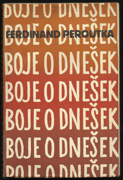 1925. Knihy přítomnosti ; sv. 1. Obálka JOSEF ČAPEK. /jc/