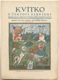 Lada - KVÍTKO Z ČERTOVY ZAHRÁDKY. - Č. 45. - 1928. Nedělní příloha Českého slova. Obálka JOSEF LADA. /kvítko/