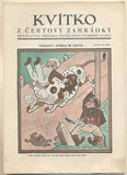 1928. Nedělní příloha Českého slova. Obálka JOSEF LADA. /kvítko/