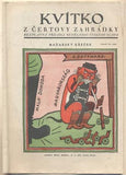 1928. Nedělní příloha Českého slova. Obálka JOSEF LADA. /kvítko/