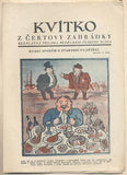 Rada - KVÍTKO Z ČERTOVY ZAHRÁDKY. - Č. 18. - 1928. Nedělní příloha Českého slova. Obálka VLASTIMIL RADA. /kvítko/