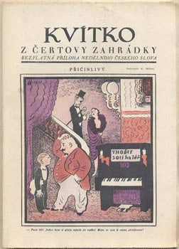 1928. Nedělní příloha Českého slova. Obálka A. MÜLLER. /kvítko/