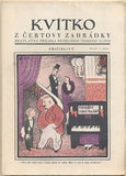 Müller - KVÍTKO Z ČERTOVY ZAHRÁDKY. - Č. 24. - 1928. Nedělní příloha Českého slova. Obálka A. MÜLLER. /kvítko/