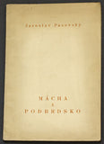 PASOVSKÝ; JAROSLAV: MÁCHA A PODBRDSKO. - 1936. Původní Máchovy kresby z Podbrdska; Žebrák (2x); Točník; Týřov. /Mácha/