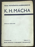 VOTOČKOVÁ-LAUERMANNOVÁ: K.H. MÁCHA - 1936. /Mácha/
