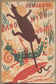 1928. Batrachomyomachia. Obálka CYRIL BOUDA. Homéros; 8. stol. př. Kr.