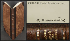 VANČURA; VLADISLAV: PEKAŘ JAN MARHOUL. - 1934. Vazba RAJMAN. Podpis autora.