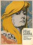 Machálek - BELA-DONNA - 1970. Autor plakátu: KAREL MACHÁLEK. Režie: Luis Buňuel. /Catherine Deneuve/ 840x600. /q/